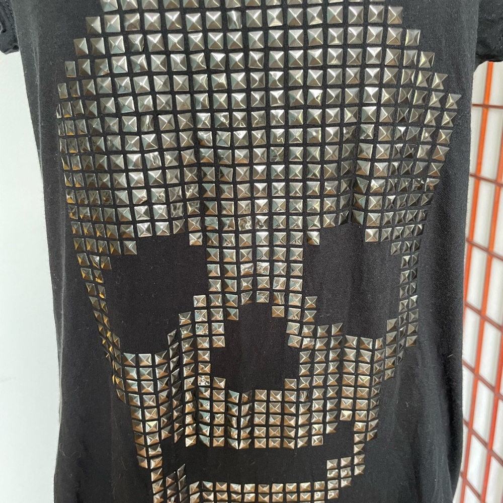 Buffalo Black Skull Graphic T-Shirt, Size S - Picture 2 of 8